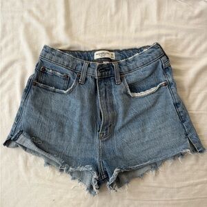 Abercrombie & Fitch Blue Jean Shorts
